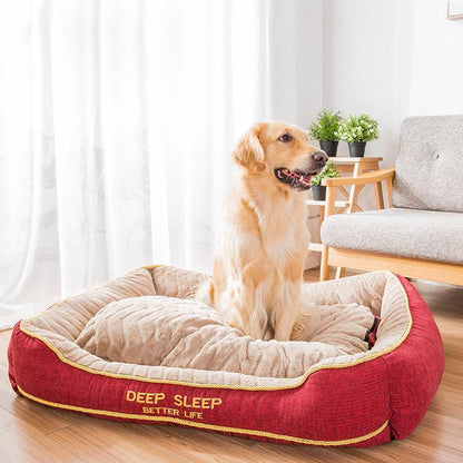 Lighteme Dickes, thermisches Hundebett für große Hunde (2 Farben &amp; 4 Größen)