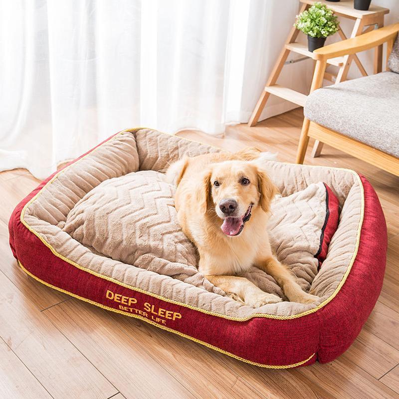 Lighteme Dickes, thermisches Hundebett für große Hunde (2 Farben &amp; 4 Größen)