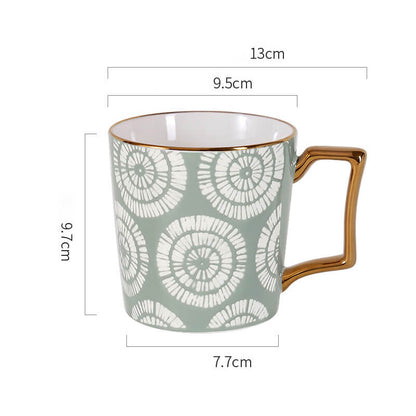 Lighteme Keramiktasse mit Batikmuster