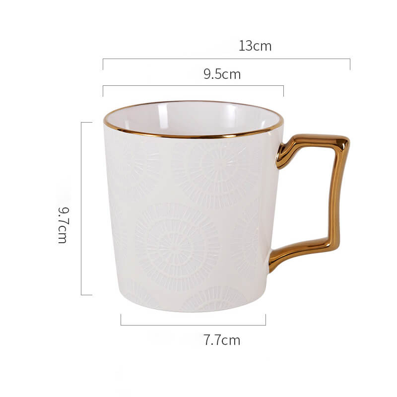 Lighteme Keramiktasse mit Batikmuster