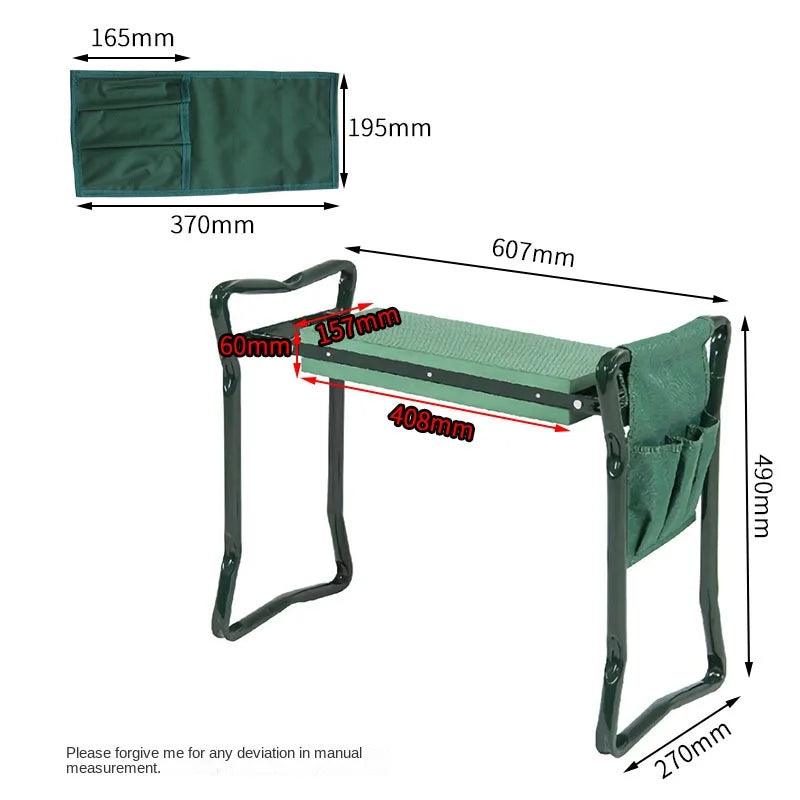 Lighteme die ultimative 2-in-1-Kniebank mit hohem Komfort und Werkzeugtaschen