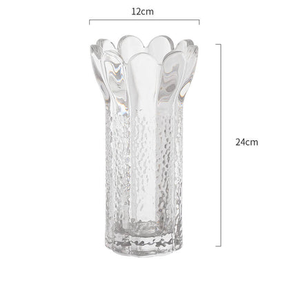 Vase en cristal en forme de fleur en relief Lighteme