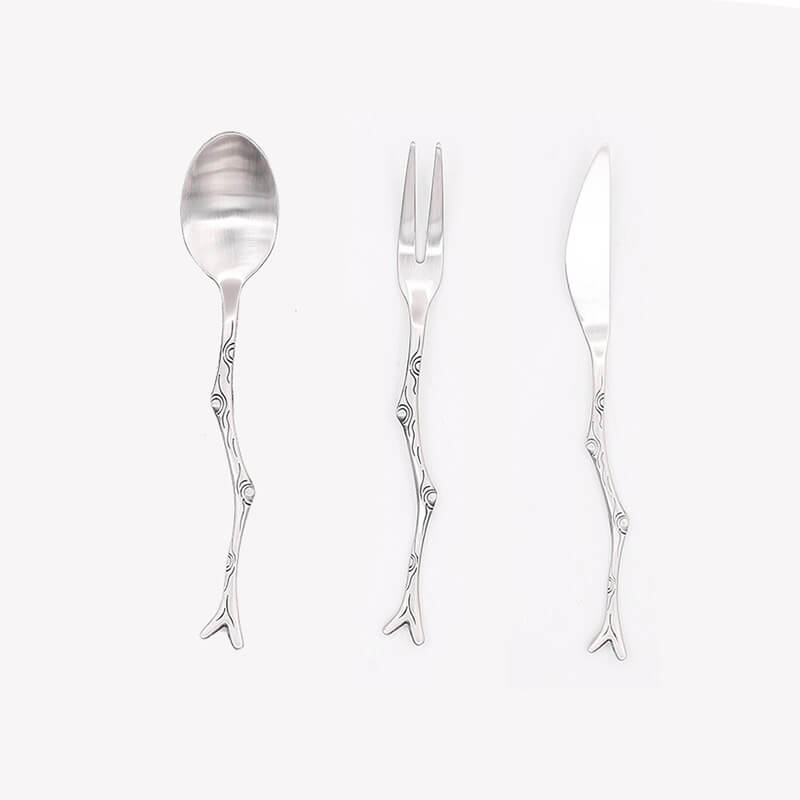 Lighteme Twig Dessertlöffel aus Edelstahl