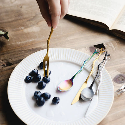 Lighteme Twig Dessertlöffel aus Edelstahl