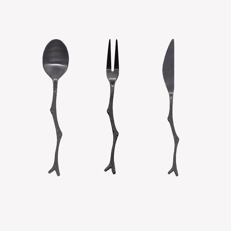 Lighteme Twig Dessertlöffel aus Edelstahl