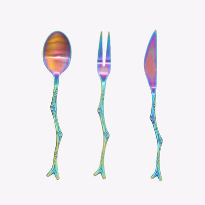 Lighteme Twig Dessertlöffel aus Edelstahl