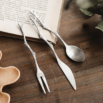Lighteme Twig Dessertlöffel aus Edelstahl