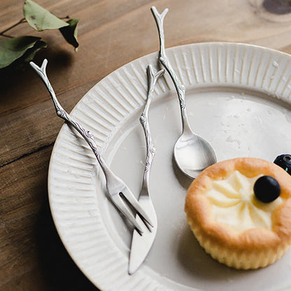 Lighteme Twig Dessertlöffel aus Edelstahl
