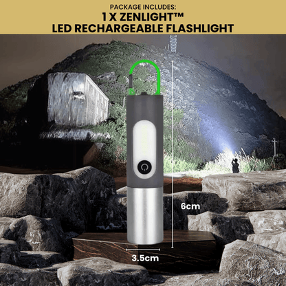 Lighteme Campingzubehör Wiederaufladbare LED-Taschenlampe
