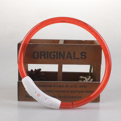Lighteme USB-Lade-LED-Blink-Sicherheitshalsband für Hunde (7 Farben &amp; 3 Größen)