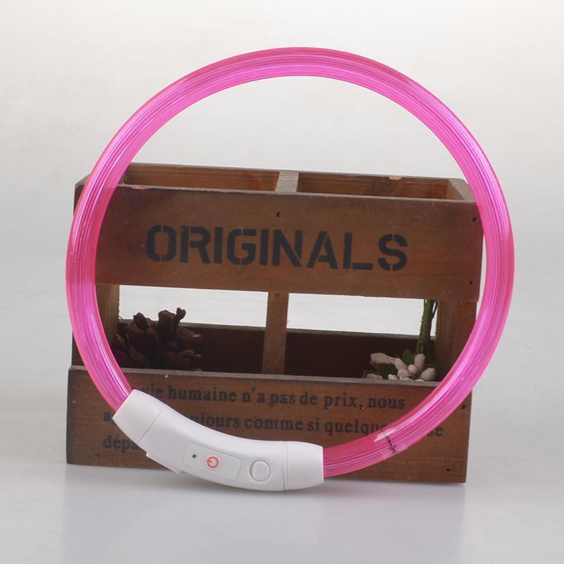 Lighteme USB-Lade-LED-Blink-Sicherheitshalsband für Hunde (7 Farben &amp; 3 Größen)