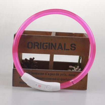 Lighteme USB-Lade-LED-Blink-Sicherheitshalsband für Hunde (7 Farben &amp; 3 Größen)