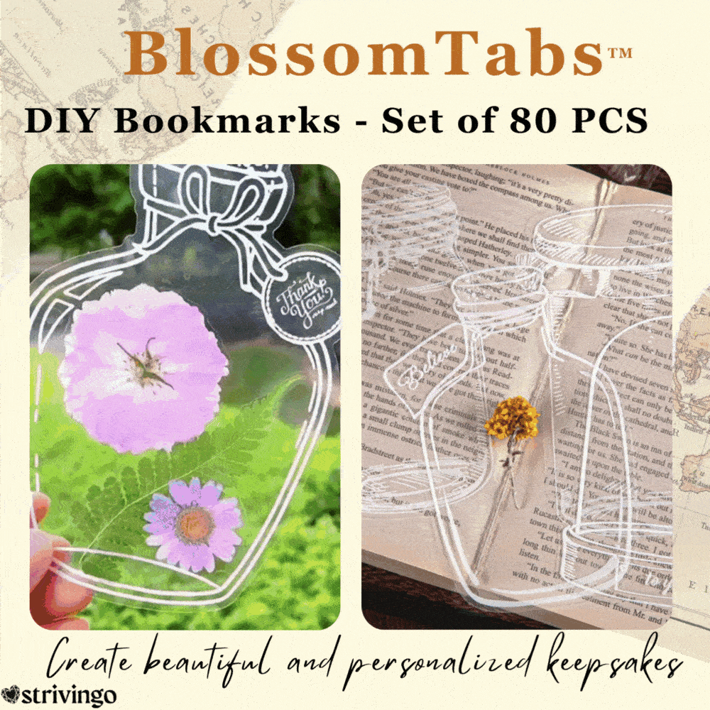 Lighteme DIY transparente Lesezeichen (Set mit 80 Stück)