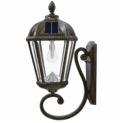 Lampe solaire murale Lighteme - Bronze patiné