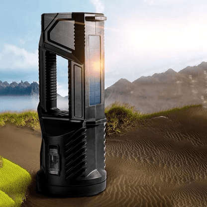 Lighteme USB wiederaufladbarer solarbetriebener Handsuchscheinwerfer