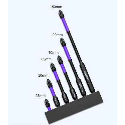Verbesserter Bit von Lighteme mit hoher Härte und starkem Magnetismus | 6er-Set