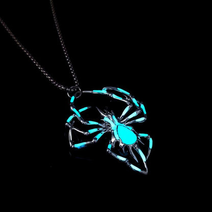 Collier lumineux Halloween Araignée Lighteme