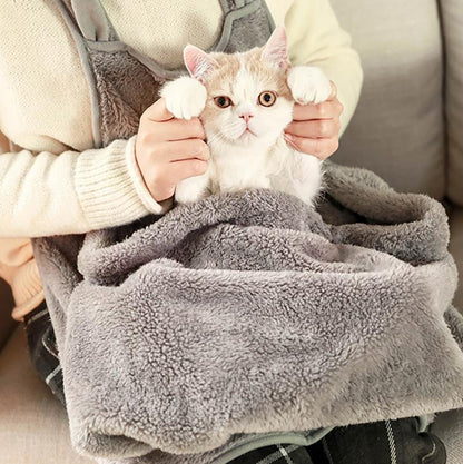 Tablier de couchage Lighteme Velvet Soft Cat, sac de voyage décontracté