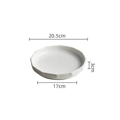 Lighteme Vertical Ceramic Soup Plate