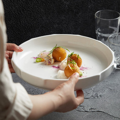 Lighteme Vertical Ceramic Soup Plate