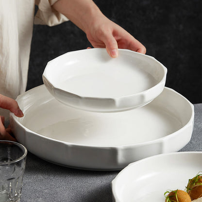 Lighteme Vertical Ceramic Soup Plate