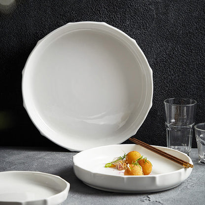 Lighteme Vertical Ceramic Soup Plate