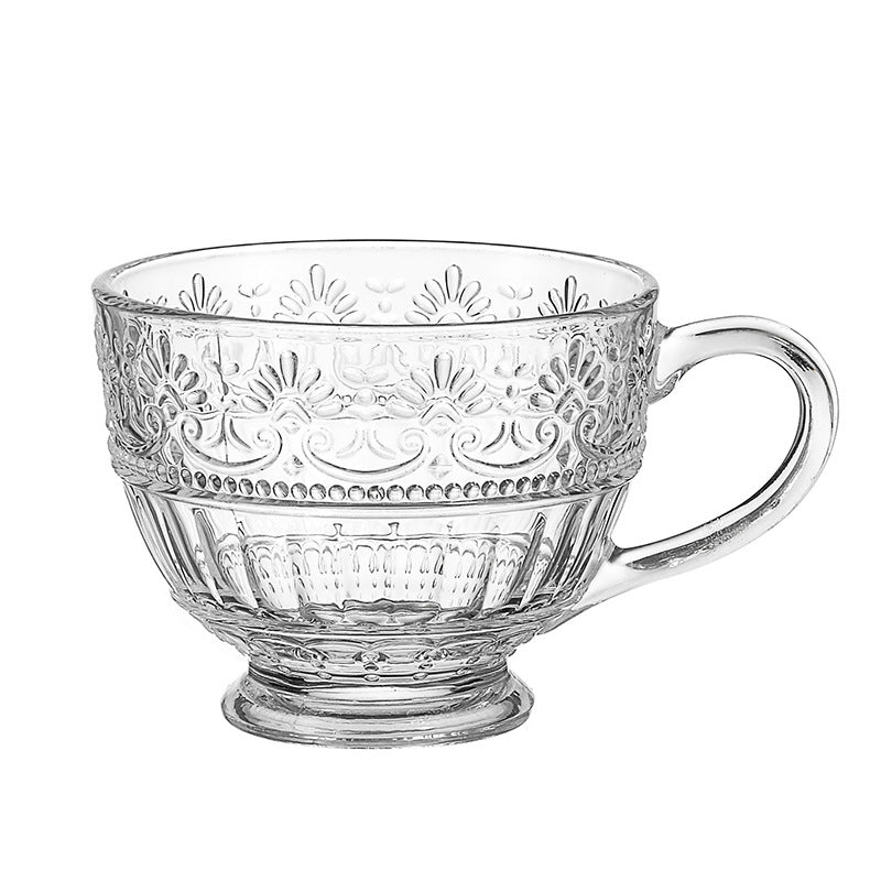 Tasse en verre gaufré vintage Lighteme