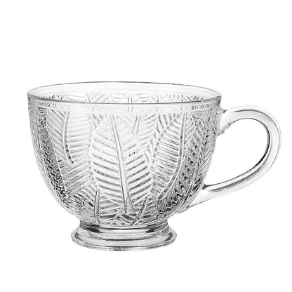 Tasse en verre gaufré vintage Lighteme