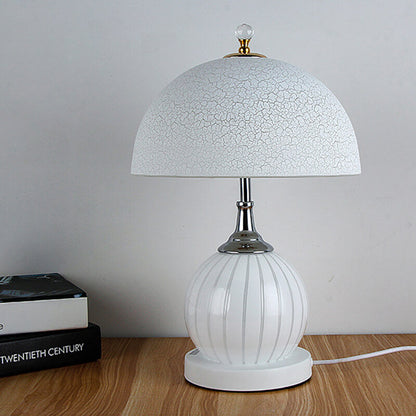 Lighteme Vintage Glas Crackle Tischlampe