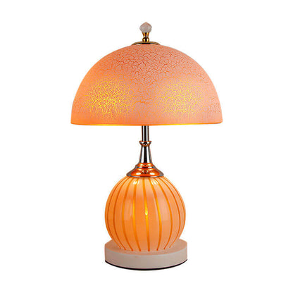 Lighteme Vintage Glas Crackle Tischlampe