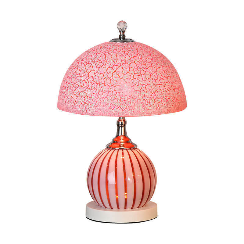 Lighteme Vintage Glas Crackle Tischlampe