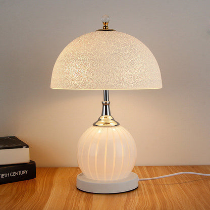 Lighteme Vintage Glas Crackle Tischlampe