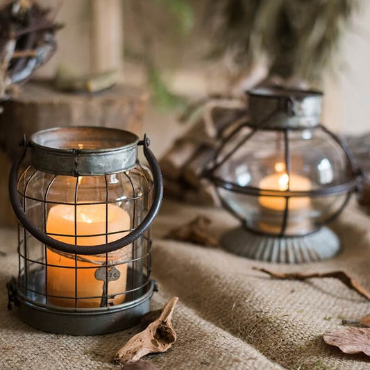 Bougeoir portable en fer vintage Lighteme