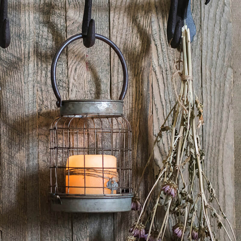 Lighteme Vintage Iron Portable Candle Holder