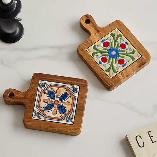 Set de table en céramique à motif vintage Lighteme