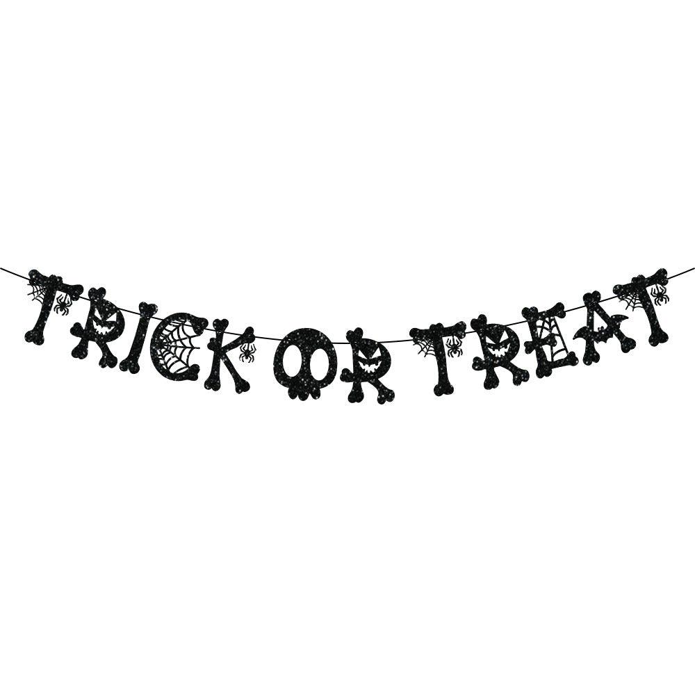 Lot de 3 banderoles « Happy Halloween Trick or Treat » de Lighteme