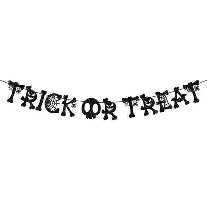 Lot de 3 banderoles « Happy Halloween Trick or Treat » de Lighteme