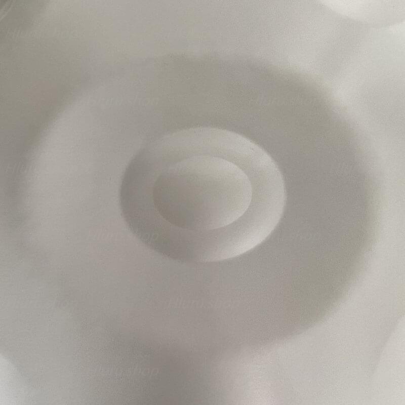 MiSoundofNature individuelle Handpan 22 Zoll 10/10+2 Noten F3 niedrige Pygmäen-Skala aus Edelstahl/nitriertem Stahl Hang Drum
