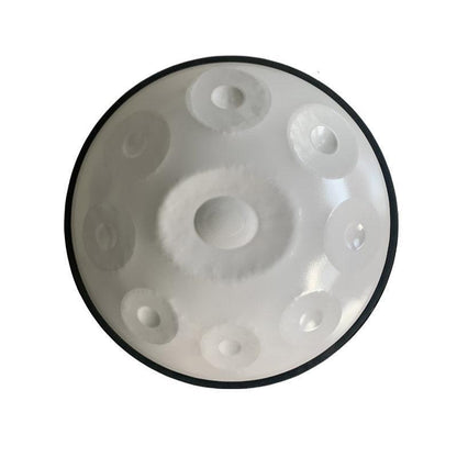 MiSoundofNature handpan personnalisé 22 pouces 9/9 + 2 notes Échelle F3 Dorian en acier inoxydable/instrument de percussion en acier nitruré