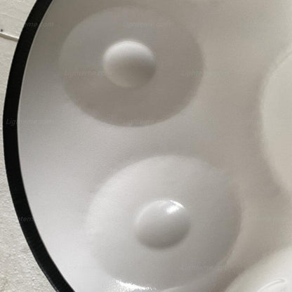 Lighteme Handpan Drum 22 Zoll 12 Noten C-Dur und Kurd/Celtic D-Moll aus Edelstahl Handpan Instrument