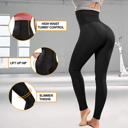 Lighteme Ceinture gainante pour femme, effet sauna, effet gainant
