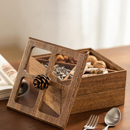 Lighteme Walnut Storage Box