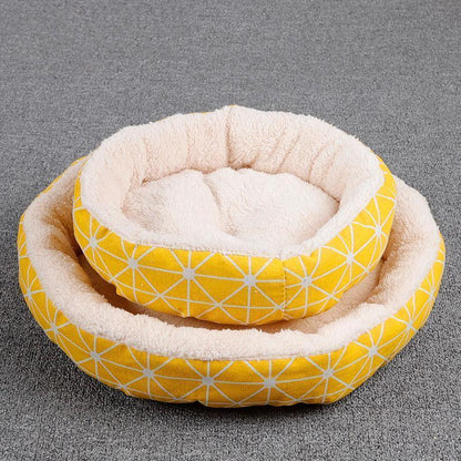 Lighteme Warm Soft Sleeping Round Pet Nest (4 colors & 2 sizes)