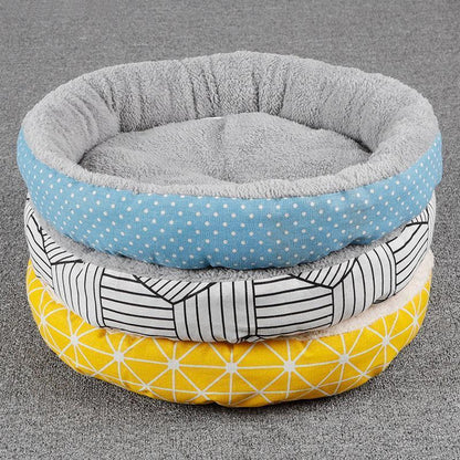 Lighteme Warm Soft Sleeping Round Pet Nest (4 colors & 2 sizes)