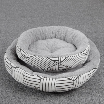 Lighteme Warm Soft Sleeping Round Pet Nest (4 colors & 2 sizes)