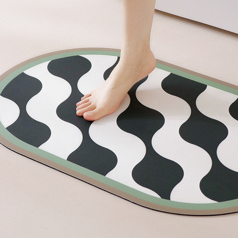 Lighteme Wave Diatom Mud Bath Mat