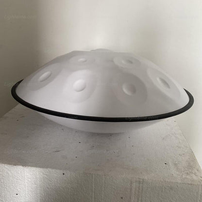 Lighteme Handmade Custom HandPan Drum E La Sirena Scale 22 Inch 9/10/12 Notes Stainless Steel Hang Drum