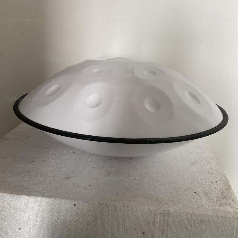 Lighteme Handpan Drum 22 Inch 12 Notes Kurd / Celtic Scale D Minor / C Major Stainless Steel Percussion Instrument