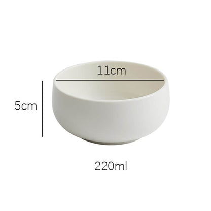 Bol en porcelaine blanche Lighteme