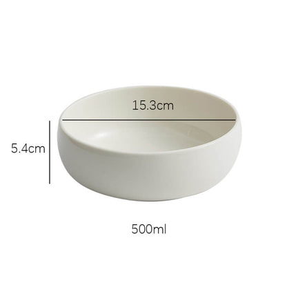Bol en porcelaine blanche Lighteme